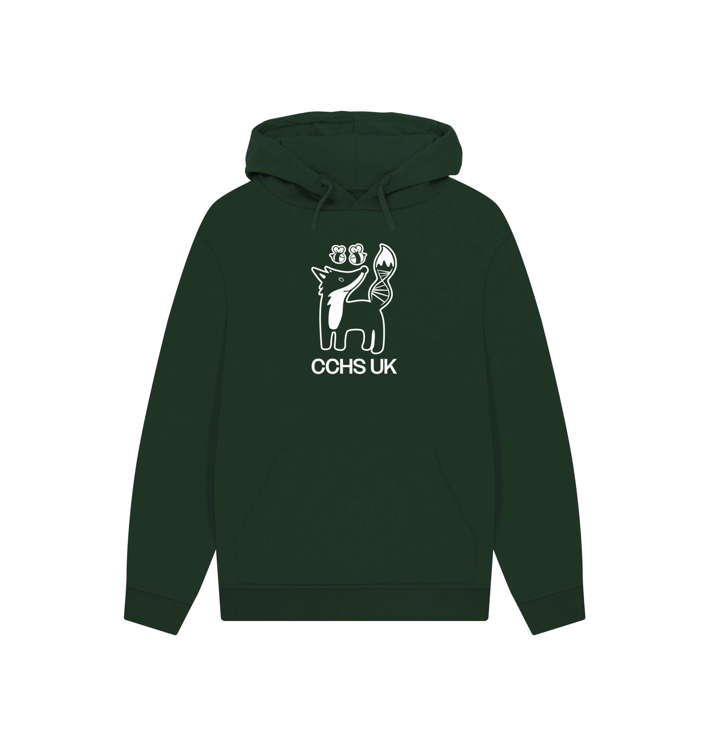 Unisex Kangaroo Pocket Logo Hoodie - Image 3